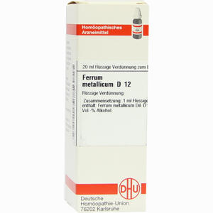 Ferrum Met D12 Dilution 20 ml - ab 9,42 €