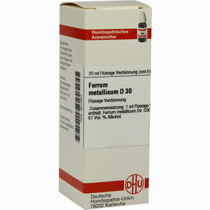 Ferrum Met D30 Dilution 20 ml - ab 11,16 €