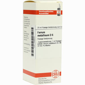 Ferrum Met D6 Dilution 20 ml - ab 8,56 €