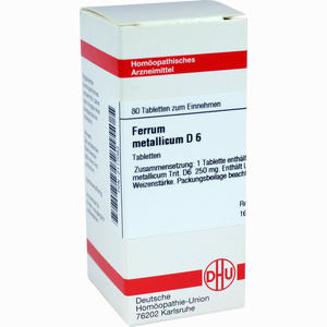 Ferrum Met D6 Tabletten 80 Stück - ab 7,79 €