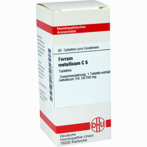 Ferrum Metallicum C6 Tabletten 80 Stück - ab 0,00 €