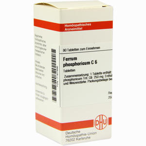 Ferrum Phosphoricum C6 Tabletten 80 Stück - ab 8,01 €