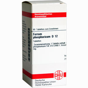 Ferrum Phosphoricum D12 Tabletten 80 Stück - ab 7,95 €