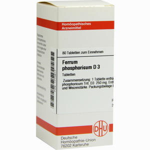 Ferrum Phosphoricum D3 Tabletten 80 Stück - ab 7,95 €