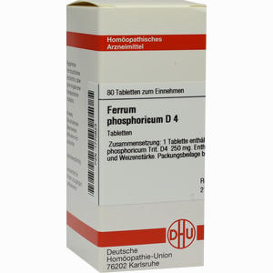 Ferrum Phosphoricum D4 Tabletten 80 Stück - ab 7,77 &euro;