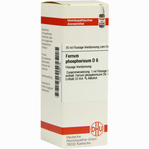 Ferrum Phosphoricum D6 Dilution 20 ml - ab 7,64 €