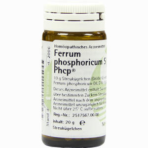 Ferrum Phosphoricum S Phcp Globuli  20 g - ab 8,48 €