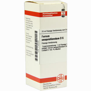 Ferrum Sesquichloratum D6 Dilution 20 ml - ab 0,00 &euro;