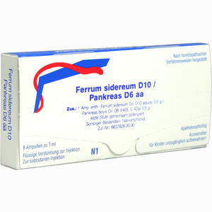 Ferrum Sidereum D10 Pa D6 Ampullen 8 x 1 ml - ab 24,28 €