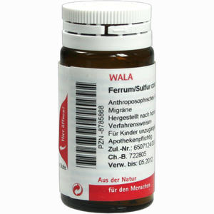 Ferrum/sulfur Comp Globuli 20 g - ab 7,61 €