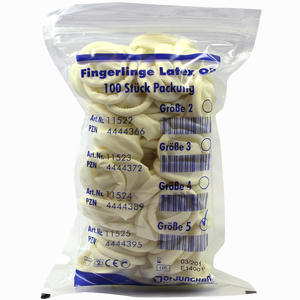 Fingerlinge Latex Größe 5, 100 Stück 100 Stück - ab 1,70 €