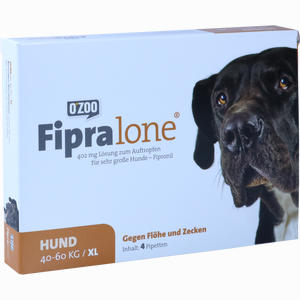 Fipralone 402mg Lösung Zum Auftragen für Sehr Große Hunde 4 Stück - ab 0,00 €
