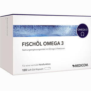 Fischöl Omega 3 Weichkapseln 120 Stück - ab 0,00 €