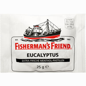 Fishermans Friend Eucalyptus mit Zucker Pastillen  25 g - ab 0,96 €