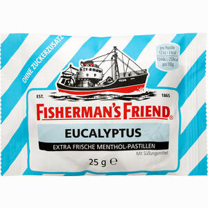 Fishermans Friend Eucalyptus Ohne Zucker Pastillen  25 g - ab 1,24 €