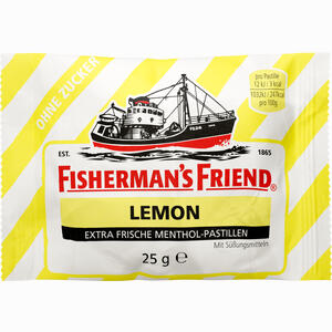 Fisherman's Friend Lemon Ohne Zucker Pastillen 25 g - ab 0,96 €