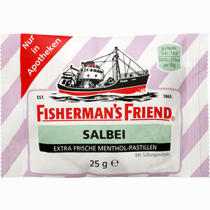Fishermans Friend Salbei Ohne Zucker Pastillen  25 g - ab 0,00 &euro;