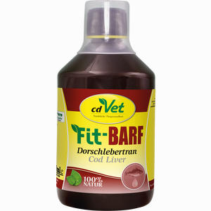 Fit Barf Dorschlebertran Vet Öl 500 ml - ab 15,21 €