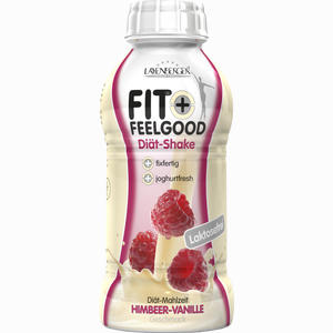 Fit+feelgood Fixfertig Diät- Shake Himbeer- Vanille Fluid 312 ml - ab 0,00 &euro;