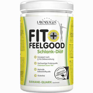 Fit+feelgood Schlank- Diät Banane- Quark Pulver 430 g - ab 0,00 &euro;