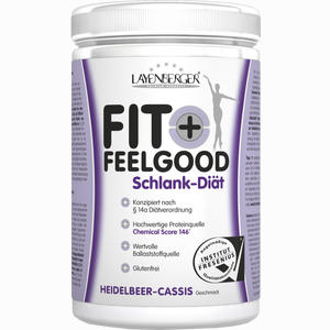 Fit+feelgood Schlank- Diät Sahne- Cassis Pulver 430 g - ab 0,00 &euro;