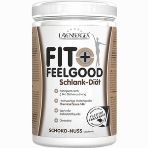 Fit+feelgood Schlank- Diät Schoko- Nuß Pulver 430 g - ab 0,00 &euro;