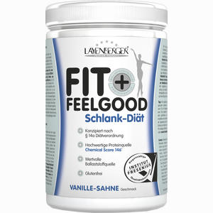 Fit+feelgood Schlank- Diät Vanille- Sahne Pulver 430 g - ab 0,00 &euro;