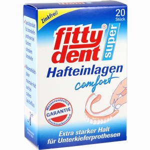 Fittydent Super Haftkleber Einlagen 20 Stück - ab 6,04 €