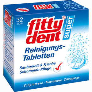 Fittydent Super Reinigungs- Tabletten  32 Stück Fittydent Super Reinigungs- Tabletten  32 Stück