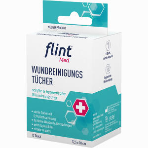 Flint Med Wundreinigungstücher 12 Stück - ab 3,34 &euro;