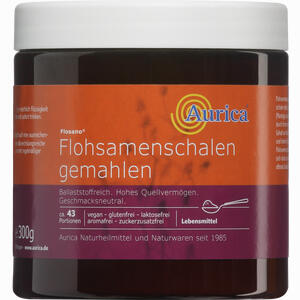 Flohsamenschalen Gemahlen Aurica Pulver 300 g - ab 0,00 €