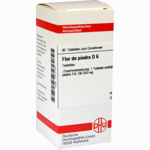 Flor De Piedra D6 Tabletten 80 Stück - ab 9,20 €