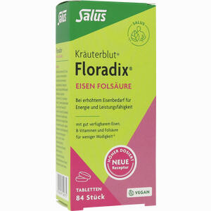 Floradix Eisen Folsäure 84 Stück - ab 7,16 &euro;