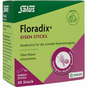 Floradix Eisen Sticks Salus 20 Stück - ab 6,00 &euro;