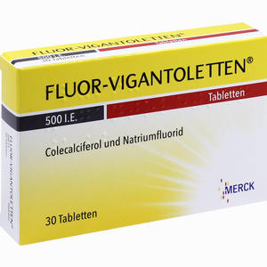 Fluor- Vigantoletten 500 Tabletten 30 Stück - ab 0,00 &euro;