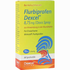 Flurbiprofen Dexcel 8.75 Mg/dosis Spray  15 ml - ab 3,25 €