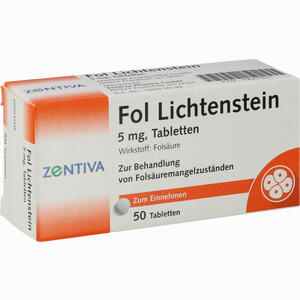 Fol Lichtenstein Tabletten  50 Stück - ab 3,94 &euro;