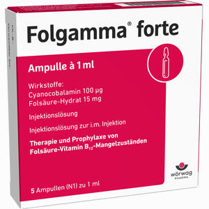 Folgamma Forte Ampullen  5 x 1 ml Folgamma Forte Ampullen  5 x 1 ml
