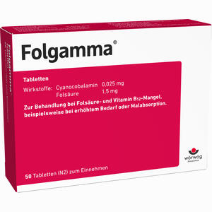 Folgamma Tabletten 50 Stück - ab 10,21 €