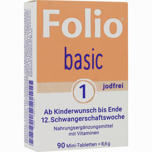 Folio 1 Basic Jodfrei 90 Stück - ab 5,90 €