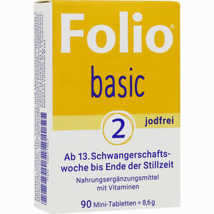 Folio 2 Basic Jodfrei 90 Stück - ab 5,80 &euro;