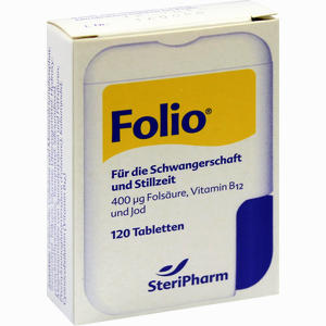 Folio + B12 Tabletten SteriPharm Pharmazeutische Produkte 120 Stück
