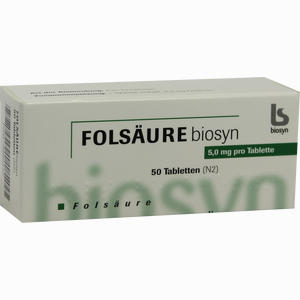 Folsaeure 5mg Tabletten 50 Stück