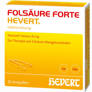 Folsaeure Forte Hevert Ampullen 10 x 2 ml - ab 11,81 €