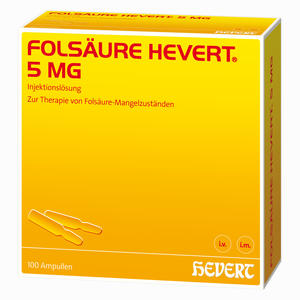 Folsäure Hevert 5 Mg Ampullen 100 Stück - ab 55,99 €