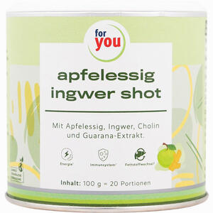 For You Apfelessig Ingwer Shot 100 g - ab 14,62 &euro;