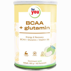 For You Bcca + Glutamin Energy & Recovery Apfel Pulver 480 g - ab 23,92 €