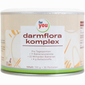 For You Darmflora Komplex Pulver 150 g - ab 26,02 €
