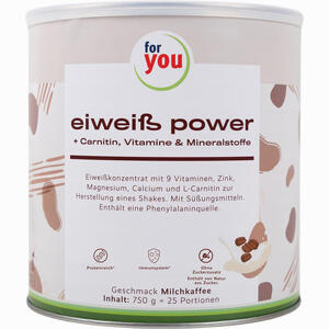 For You Eiweiß Power Milchkaffee Pulver 750 g - ab 39,89 €