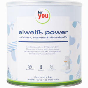For You Eiweiß Power Pur 750 g - ab 45,47 &euro;